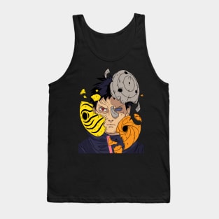 Obito Mask Anime Fanart Tank Top